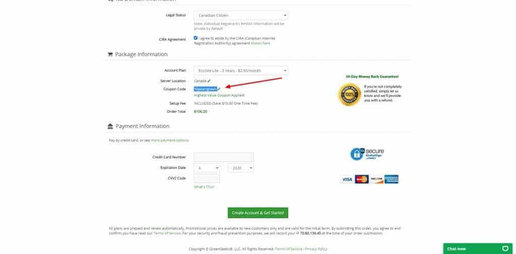 GreenGeeks Coupon Code